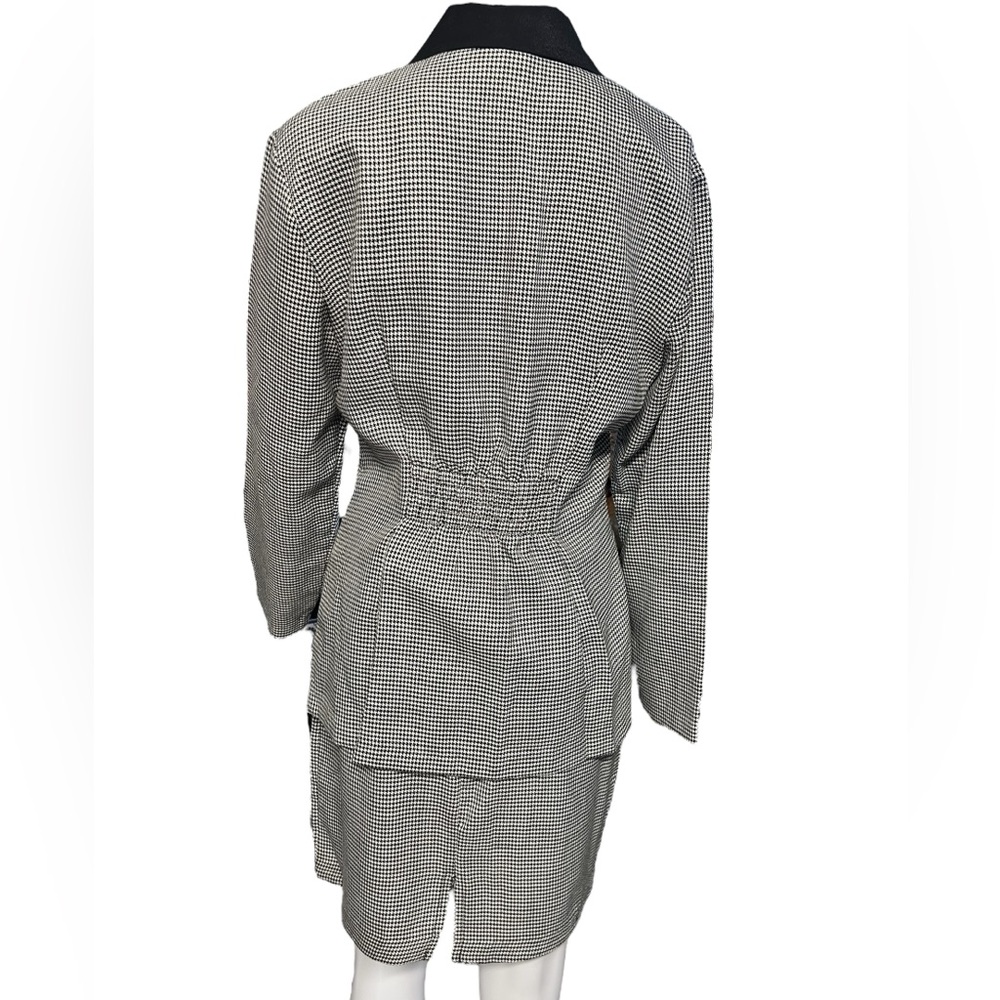 Blondie and Me - Women’s Y2K 2pc. Houndstooth Blazer & Skirt Set. Sz. 7/8 - Picture 8 of 8